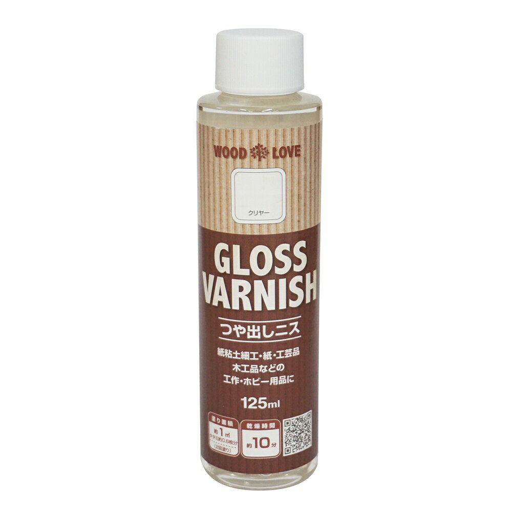 【あす楽対応・送料無料】ニッペホームプロダクツWL つや出しニス GLOSS VARNISH 125mlつや出しニス 125ml