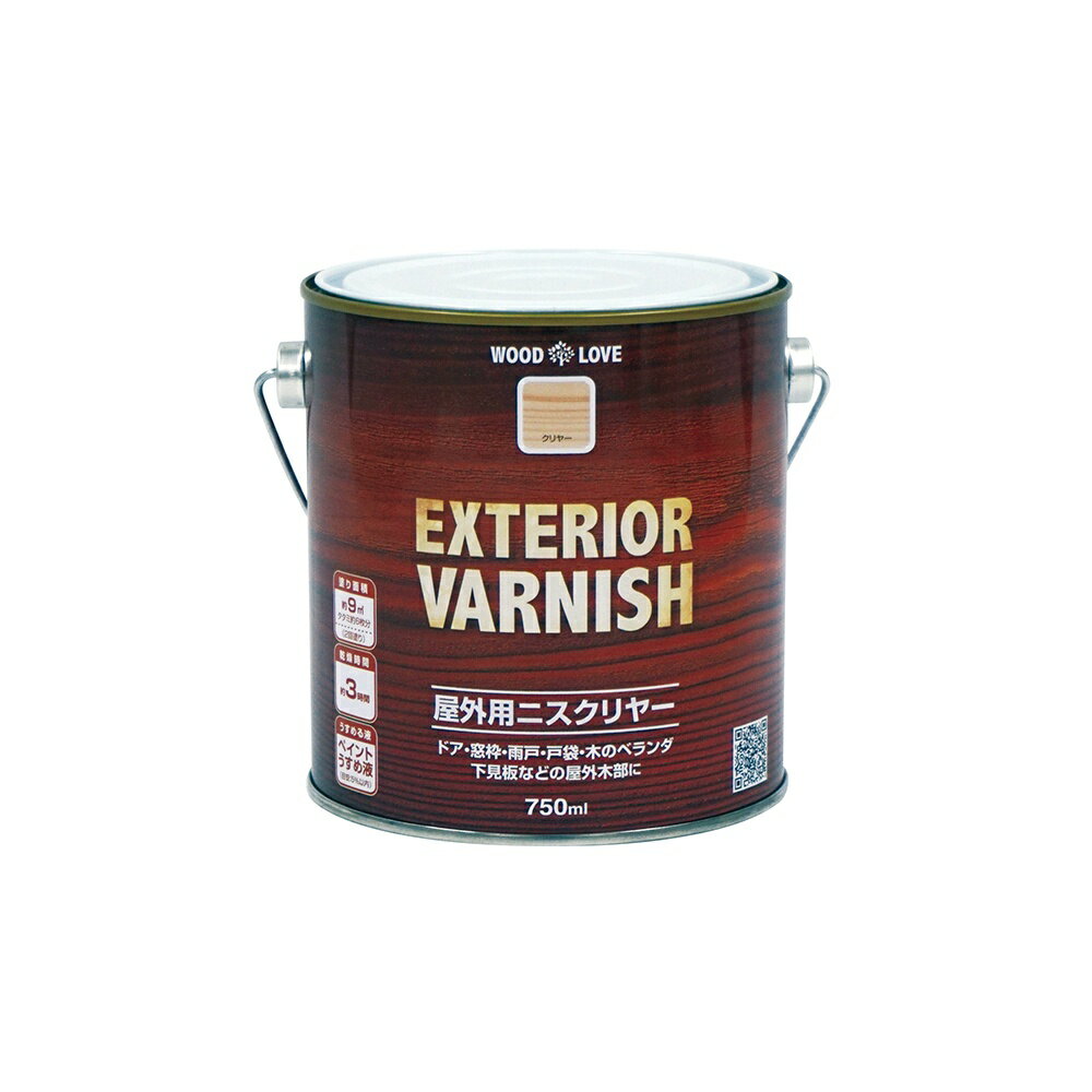 【あす楽対応・送料無料】ニッペホームプロダクツWL 屋外用ニス クリヤー EXTERIOR VARNISH 750ml屋外用ニスクリヤー 750ml