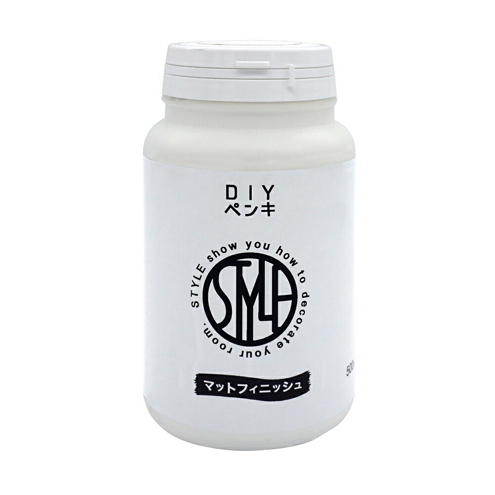 楽天buckteeth shop 楽天市場店【あす楽対応・送料無料】ニッペホームプロダクツSTYLE DIYペンキ 500mlスノウホワイト