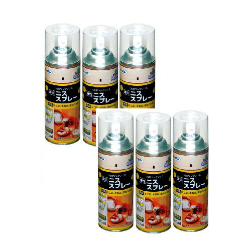 アサヒペン ニススプレー 420ML メープル 内箱入り6本セット