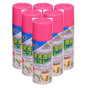 アサヒペン 蛍光塗料スプレー 300ML ピンク 内箱入り6本セット
