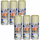 アサヒペン 水性多用途スプレー 420ML アイボリー 内箱入り6本セット