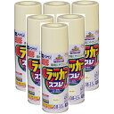 アサヒペン アスペンラッカースプレー 420ML アイボリー 内箱入り6本セット