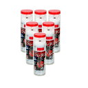 アサヒペン 2液ウレタンスプレー 300ML 赤 内箱入り6本セット