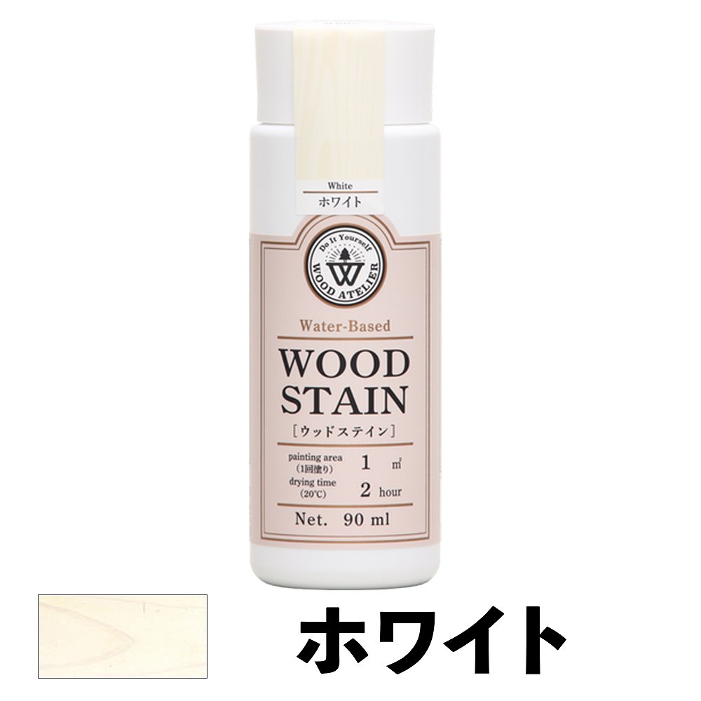 和信ペイントWood Atelier ウッドステインWS-01 ホワイト90ml