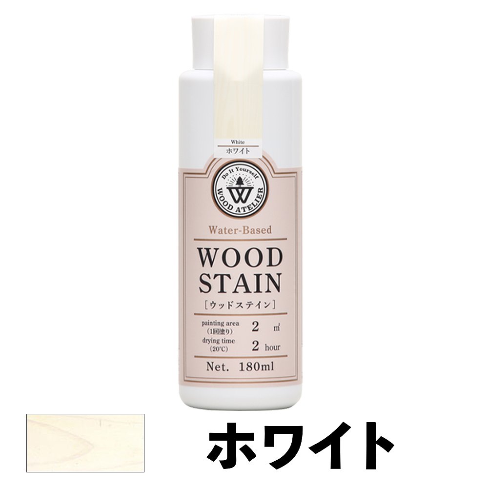 木目をきれいに生かしてしっかり色づけ塗り面積（1回塗り）：約2m2乾燥時間（20℃）：約2時間うすめ液：水（水道水）