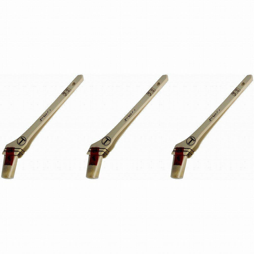 大塚刷毛製造 - こまち - 筋違 - 白 - 30mm（10号） 3個セット