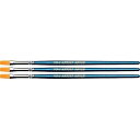 大塚刷毛製造 マルテーナイロン画筆 4号 平型 3個セット