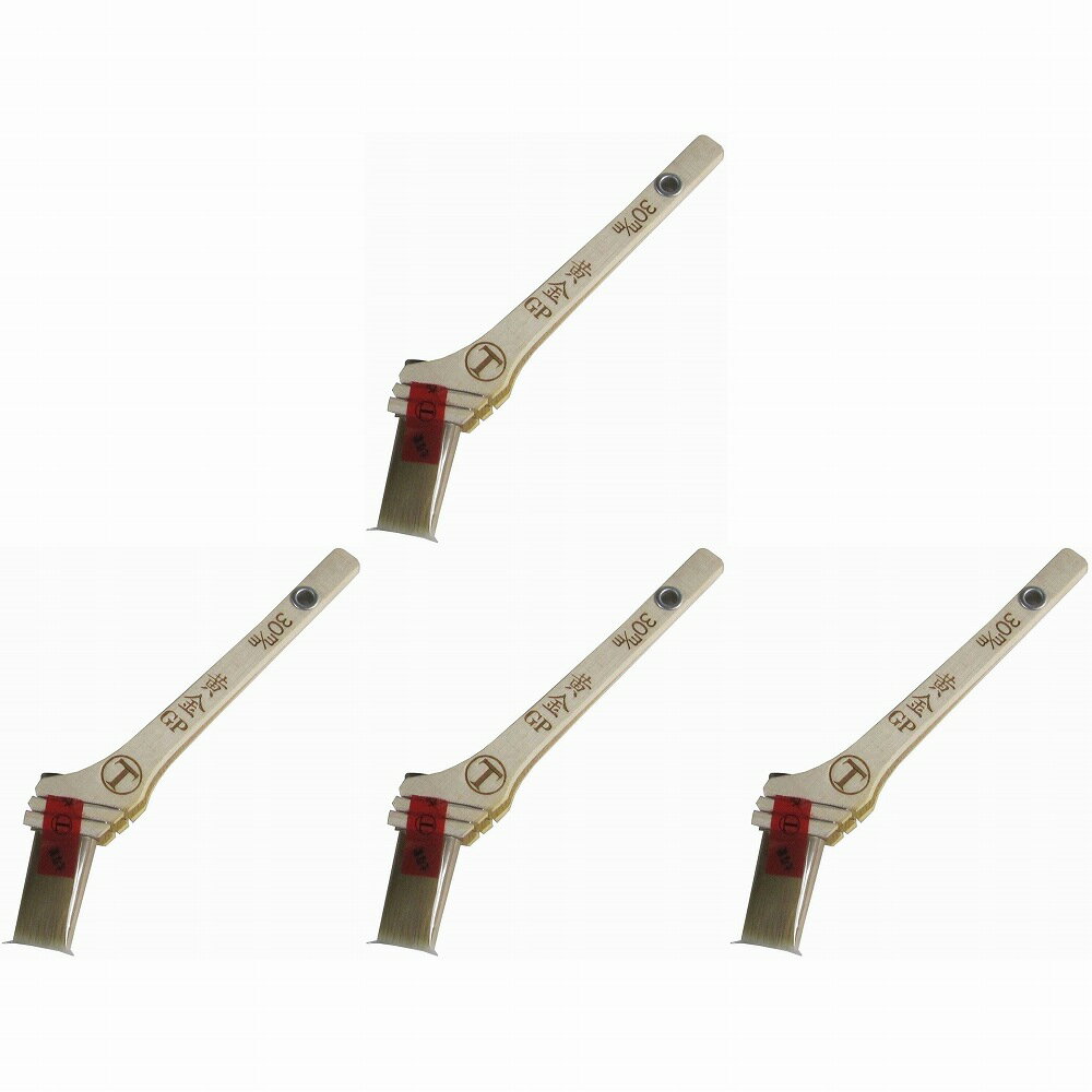 大塚刷毛製造 - 黄金GP - 筋違 - 赤 - 30mm 4個セット