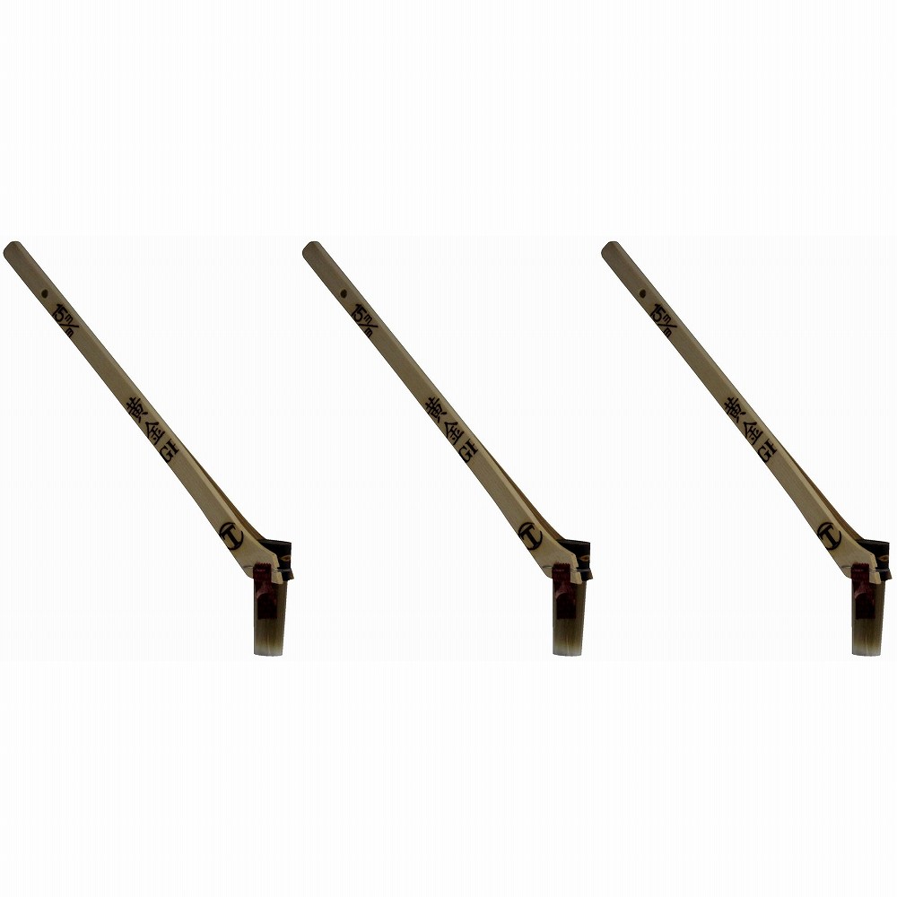 大塚刷毛製造 - 黄金GP - 筋違 - 赤 - 15mm 3個セット