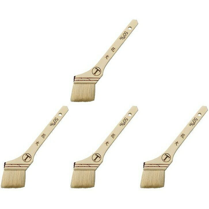 大塚刷毛製造 新 花火 筋違 白 15mm 4個セット