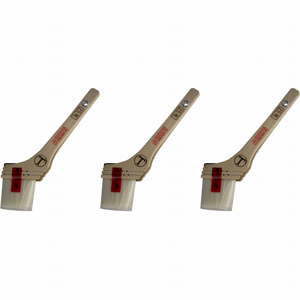 Coating, Repair, Various Materials - 大塚刷毛製造 耐酸用刷毛 筋違 白 25号 3個セット