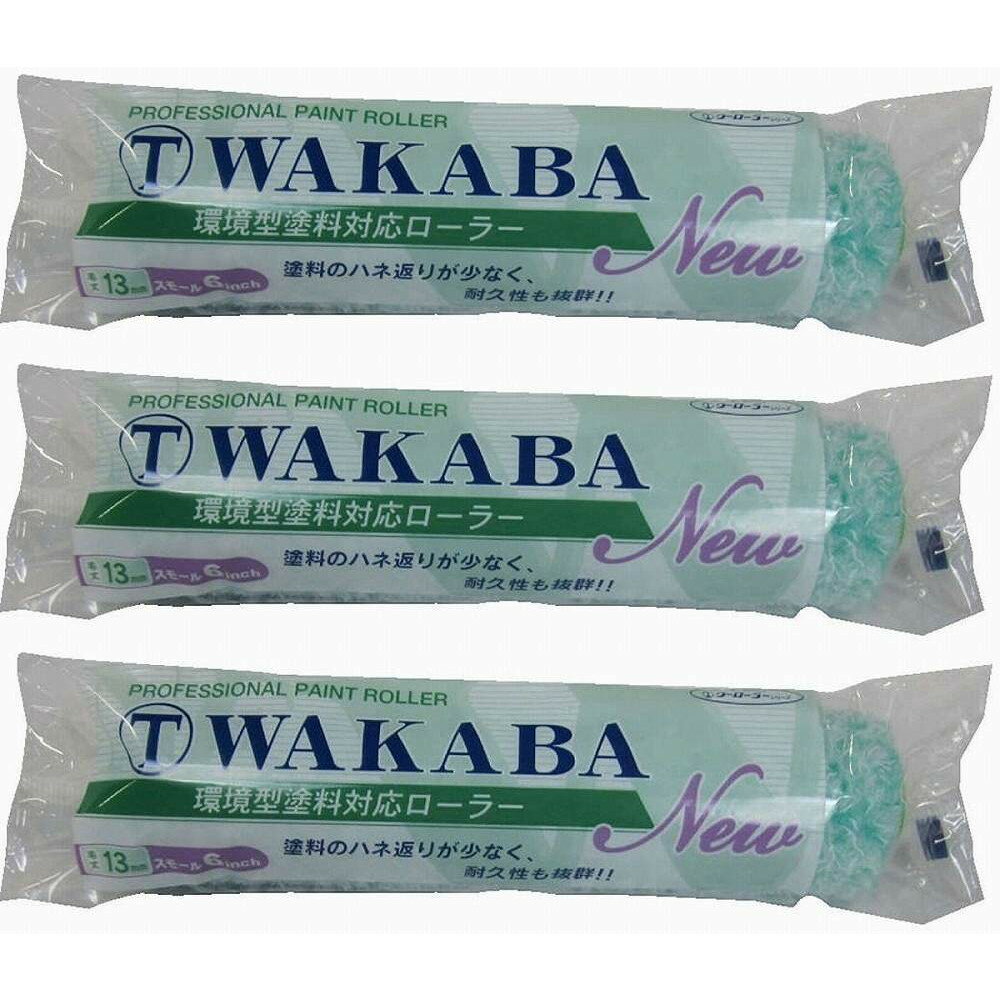 大塚刷毛 - NEW WAKABA スモールローラー(13mm 6インチ) - 6S-WAB 特長 ●塗料の飛散が驚異的に少なく、天井・軒天などの作業にも最適。●密度の高い繊維構造で泡が出にくく、キメ細かい仕上がり。●優れた弾力性と塗料含みで、内装から模様面まで自在に対応。●摩擦、引張りに強く、従来品にない優れた耐久性を実現。●作業時の塗料の飛散が驚異的に少なく、優れた作業性と作業環境を実現した環境型塗料対応高性能ローラー。●速乾水性塗料(環境型塗料)でも泡が出にくく塗料含みも抜群、毛のヘタリが少なく長時間作業も余裕でこなす優れた耐久性で、外装・内装も自在に塗りあげます。 仕様 ●パイル素材：PE繊維 ご注意 ●使用前には、手で必ず不要な毛をはらって下さい。●毛ばらいをせずに塗料をつけると、塗装面に抜けた毛が付着する恐れがあります。●薬品や強溶剤の塗布には、使用しないで下さい。●ご使用の塗料・塗装条件により、本来の性能を発揮できない場合がありますのでご注意下さい。●ハンドルはローラーサイズにあったものをお選びください。大塚刷毛 - NEW WAKABA スモールローラー(13mm 6インチ) - 6S-WAB 特長 ●塗料の飛散が驚異的に少なく、天井・軒天などの作業にも最適。●密度の高い繊維構造で泡が出にくく、キメ細かい仕上がり。●優れた弾力性と塗料含みで、内装から模様面まで自在に対応。●摩擦、引張りに強く、従来品にない優れた耐久性を実現。●作業時の塗料の飛散が驚異的に少なく、優れた作業性と作業環境を実現した環境型塗料対応高性能ローラー。●速乾水性塗料(環境型塗料)でも泡が出にくく塗料含みも抜群、毛のヘタリが少なく長時間作業も余裕でこなす優れた耐久性で、外装・内装も自在に塗りあげます。 仕様 ●パイル素材：PE繊維 ご注意 ●使用前には、手で必ず不要な毛をはらって下さい。●毛ばらいをせずに塗料をつけると、塗装面に抜けた毛が付着する恐れがあります。●薬品や強溶剤の塗布には、使用しないで下さい。●ご使用の塗料・塗装条件により、本来の性能を発揮できない場合がありますのでご注意下さい。●ハンドルはローラーサイズにあったものをお選びください。