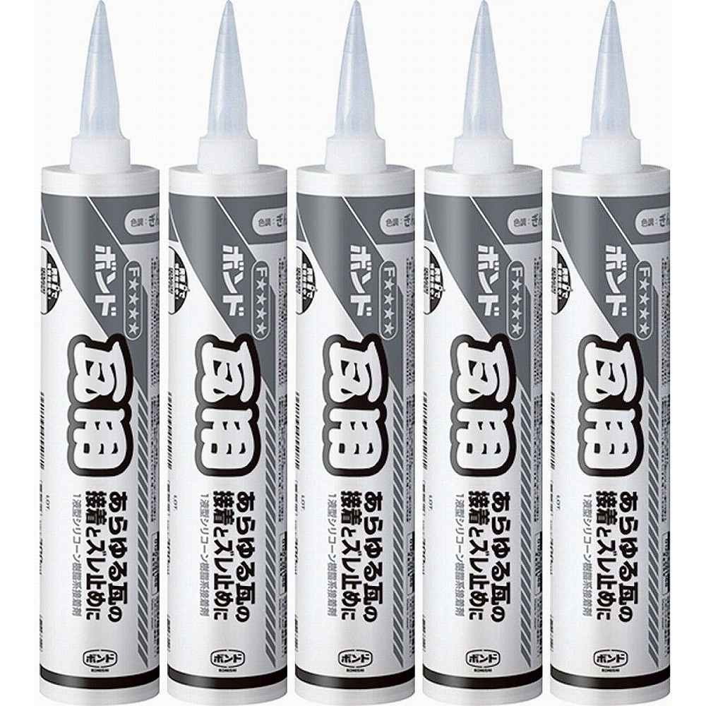 コニシ - ボンド 瓦用 ぎんぐろ(300ml) 5個セット