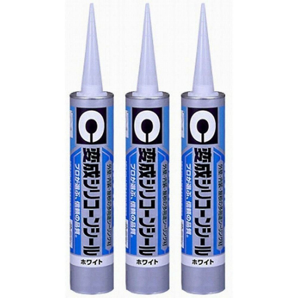 【3個セット】セメダイン 変成シリコーンシール 333ml ホワイト