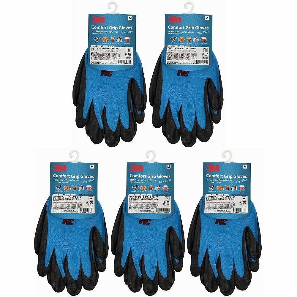���꡼���ॸ��ѥ�(3M) - ���̺���� ����ե����ȥ���åץ������� �֥롼 M������ - GLOVE BLU M 5�ĥ��å�