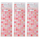 マスターリンクス - タイルシール - ALT−9 - N - N.レッド - N−RED - 376mm×134mm×1mm 3個セッ...