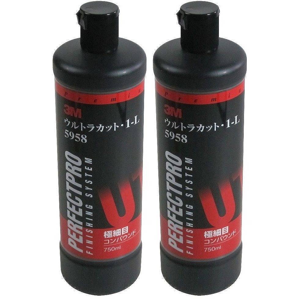 スリーエムジャパン(3M) - コンパウンド ウルトラカット 1-L 5958(750ml) 2個セット
