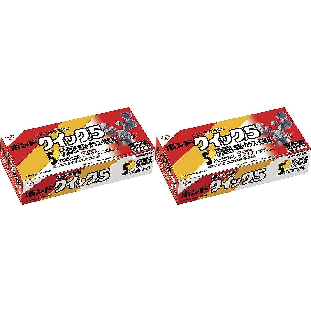 コニシ　ボンドクイック5　80gセット（箱）　＃16131 2個セット