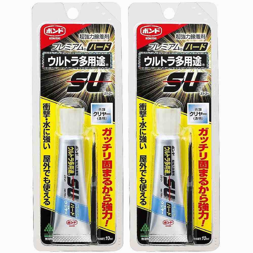 コニシ　ボンドウルトラ多用途SUプレミアムハード　10ml　クリアー 2個セット