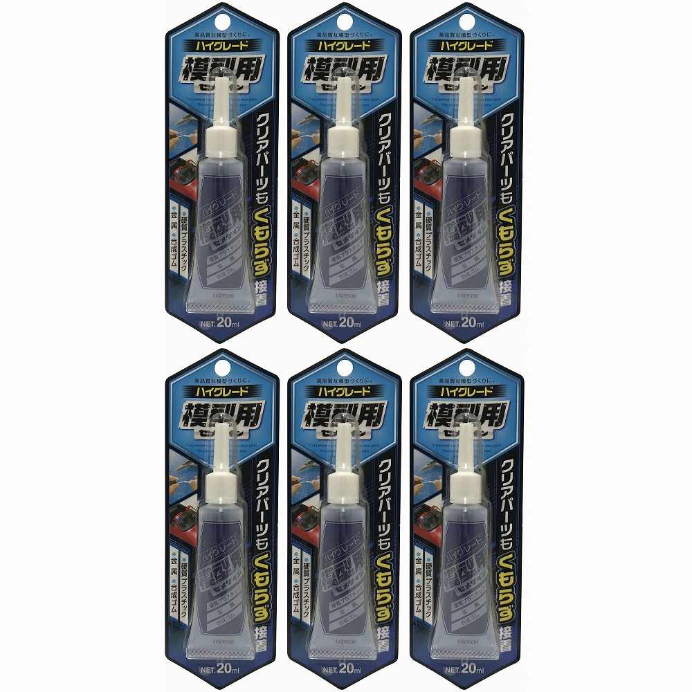 セメダイン　ハイグレード模型用　（透明）　P20ml　（プラモデル用）CA−089 6個セット
