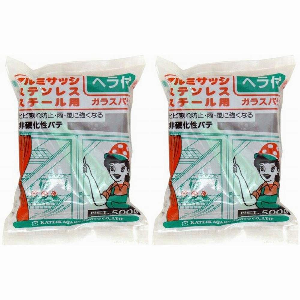 家庭化学工業 - アルミサッシ・ステンレス・スチール用 ガラスパテ ヘラ付(500g) 特長 ●すぐに使えるペーストタイプ。●非硬化無収縮タイプ。 仕様 ●成分：ポリオレフィン、炭酸カルシウム、その他 ご注意 ●用途以外での使用はお避けください。●注意事項を必ずお読み下さい。家庭化学工業 - アルミサッシ・ステンレス・スチール用 ガラスパテ ヘラ付(500g) 特長 ●すぐに使えるペーストタイプ。●非硬化無収縮タイプ。 仕様 ●成分：ポリオレフィン、炭酸カルシウム、その他 ご注意 ●用途以外での使用はお避けください。●注意事項を必ずお読み下さい。