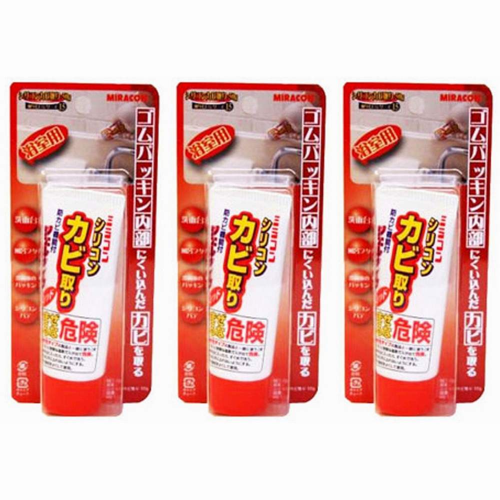 日本ミラコン産業 - シリコンカビ取り（箱型） - 50g 3個セット