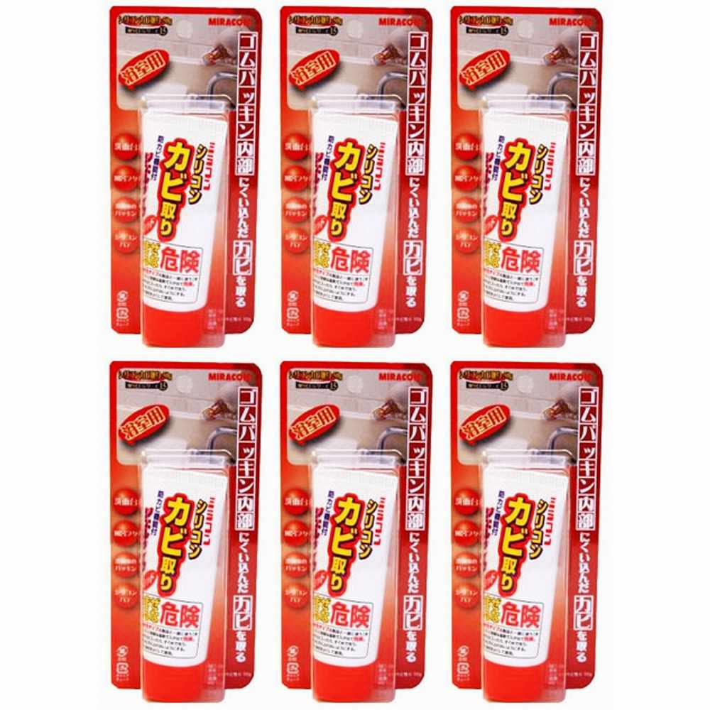 日本ミラコン産業 - シリコンカビ取り（箱型） - 50g 6個セット