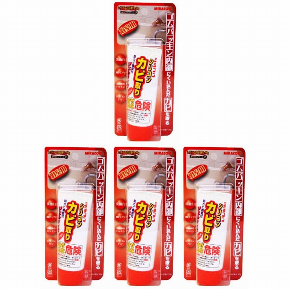 日本ミラコン産業 - シリコン - かび取りスライドパック - 50G - MS−115 4個セット