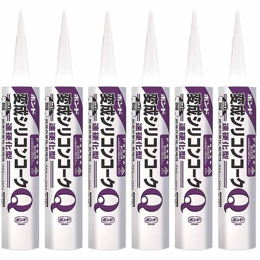 コニシ　ボンド変成シリコンコークQ　ブロンズ　333ml 6個セット