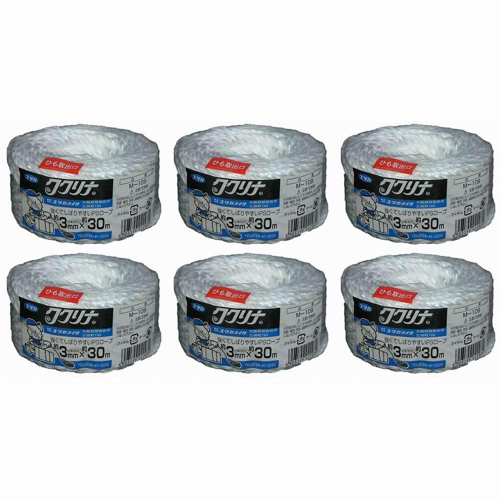 �楿���ᥤ�� - ������� PS������ �ۥ磻�� 2��ǲ��(3mm��30m ) ʿ�� - M-109 6�ĥ��å�