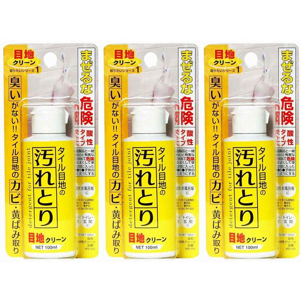 日本ミラコン産業 - 目地クリーン - 100ml 3個セット