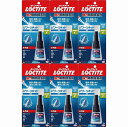 LOCTITE　強力瞬間接着剤　パワーリキッド 6個セット