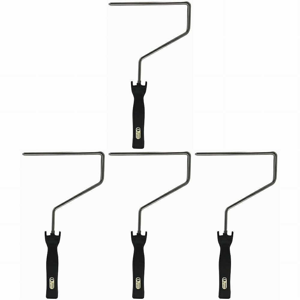 大塚刷毛製造 - NEO・ミドル兼用ローラーハンドル - 角型 - 短柄 4個セット