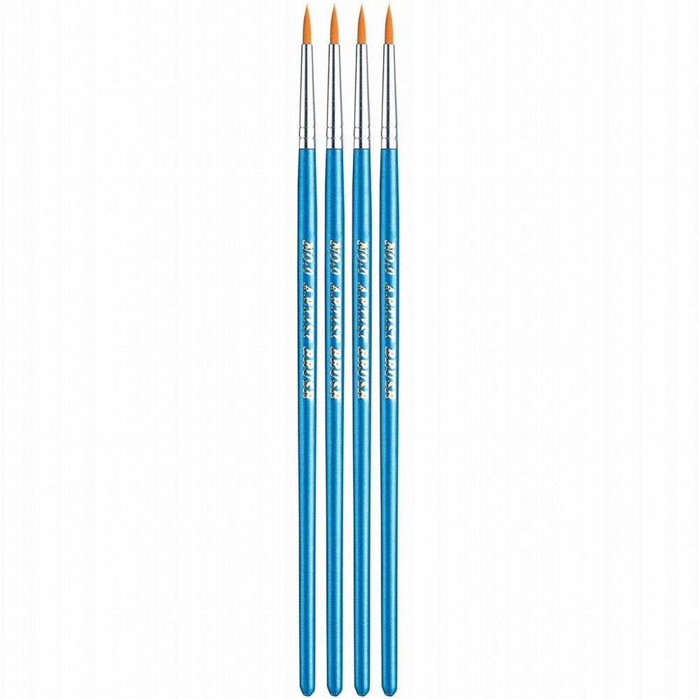 大塚刷毛製造 マルテーナイロン画筆 0号 線引 4個セット
