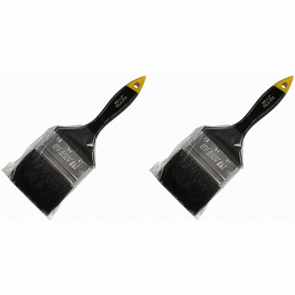 大塚刷毛 - スター刷毛 #356 平 黒(3インチ) 特長 ●下地の掃除や接着剤塗布用に。 仕様 ●豚毛102％●柄：木●金具：鋼材 ご注意 ●用途以外に使用しないでください。●毛払いをしないで使用しますと、抜け毛が塗装面に付着する場合がありますので、手で不要な毛を払ってから、ご使用ください。大塚刷毛 - スター刷毛 #356 平 黒(3インチ) 特長 ●下地の掃除や接着剤塗布用に。 仕様 ●豚毛102％●柄：木●金具：鋼材 ご注意 ●用途以外に使用しないでください。●毛払いをしないで使用しますと、抜け毛が塗装面に付着する場合がありますので、手で不要な毛を払ってから、ご使用ください。