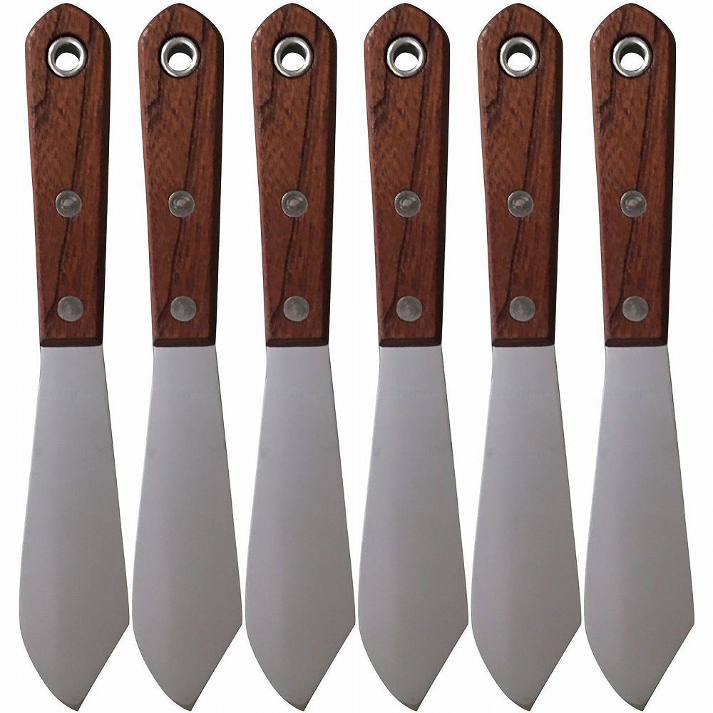 ハンディ・クラウン - 貝印ステンレスヘラ - ナイフ型 6個セット