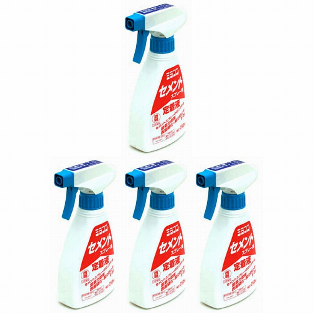 日本ミラコン産業 - セメントスプレー用定着液 - 250ml 4個セット