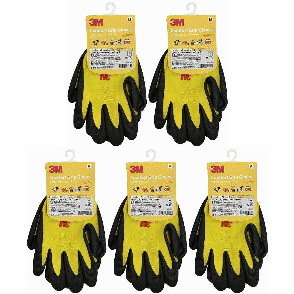 ���꡼���ॸ��ѥ�(3M) - ���̺���� ����ե����ȥ���åץ������� �������� M������ - GLOVE YEL M 5�ĥ��å�