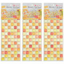 マスターリンクス - タイルシール - ALT−6 - クラックオレンジ - CRACK - ORANGE - 376mm×134mm×1mm 3個...