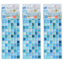 マスターリンクス - タイルシール - ALT−10 - N.ブルー - N−BLUE - 376mm×134mm×1mm 3個セット