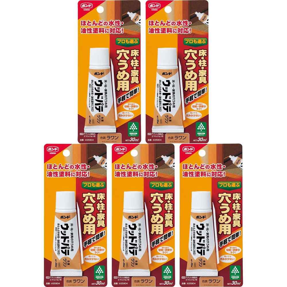 商品特徴●健康住宅対応。●水性。●ネジ・釘が打てる。●ほとんどの塗料に対応。●乾いても凹みが少ない。●硬化後の切削・研磨がラク。●室内木部の割れ・節穴・あてキズに。●木質フローリング床・巾木。●木製家具・建具。●木製ドア・窓枠。仕様●成分：アクリル樹脂系エマルジョン形●寸法(mm)：190×25×84●重量(g)：73注意事項●用途以外には使用しないで下さい。●目立たない箇所であらかじめ試してからご使用ください。●幼児の手の届くところに置かないでください。●高温多湿、直射日光のあたる所に保管しないでください。●注意事項を必ずお読み下さい。【商品特徴】 ●健康住宅対応。 ●水性。 ●ネジ・釘が打てる。 ●ほとんどの塗料に対応。 ●乾いても凹みが少ない。 ●硬化後の切削・研磨がラク。 ●室内木部の割れ・節穴・あてキズに。 ●木質フローリング床・巾木。 ●木製家具・建具。 ●木製ドア・窓枠。 【仕様】 ●成分：アクリル樹脂系エマルジョン形 ●寸法(mm)：190×25×84 ●重量(g)：73 【注意事項】 ●用途以外には使用しないで下さい。 ●目立たない箇所であらかじめ試してからご使用ください。 ●幼児の手の届くところに置かないでください。 ●高温多湿、直射日光のあたる所に保管しないでください。 ●注意事項を必ずお読み下さい。