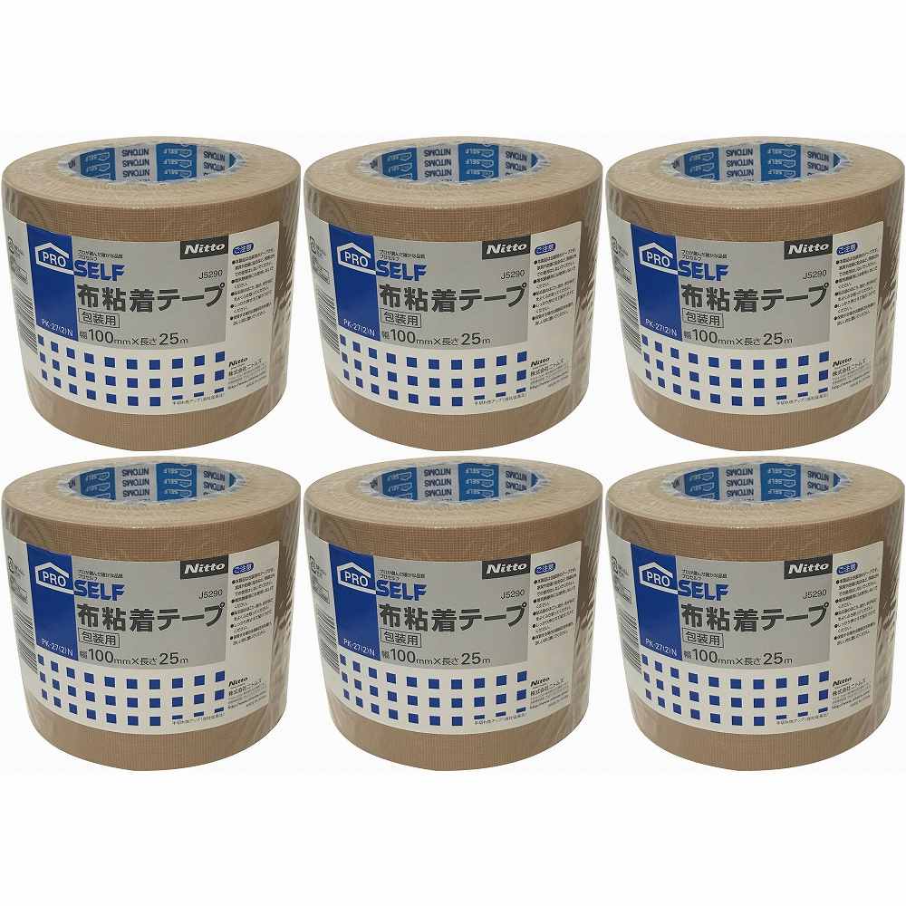 ニトムズ PK−27　POS布テープ　シュリンク　100X25 J5290 6個セット