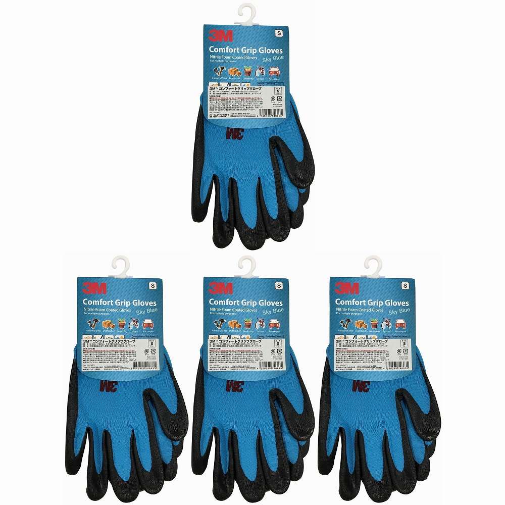���꡼���ॸ��ѥ�(3M) - ���̺���� ����ե����ȥ���åץ������� �֥롼 S������ - GLOVE BLU S 4�ĥ��å�