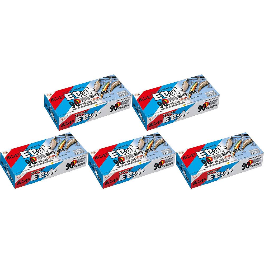 コニシ - ボンド Eセット(100gセット) 特長 ●充てん性、高耐久性、高耐水性、2液混合型、90分硬化開始。●5分硬化型より接着力や耐水性に優れる。●スポーツ、レジャー用品の修理。●陶磁器製品の補修。●照明器具の部分補修。●工芸品の組立。 仕様 ●成分：エポキシ樹脂系 ご注意 ●用途以外には使用しないで下さい。●目立たない箇所であらかじめ試してからご使用ください。●幼児の手の届くところに置かないでください。●高温多湿、直射日光のあたる所に保管しないでください。●注意事項を必ずお読み下さい。コニシ - ボンド Eセット(100gセット) 特長 ●充てん性、高耐久性、高耐水性、2液混合型、90分硬化開始。●5分硬化型より接着力や耐水性に優れる。●スポーツ、レジャー用品の修理。●陶磁器製品の補修。●照明器具の部分補修。●工芸品の組立。 仕様 ●成分：エポキシ樹脂系 ご注意 ●用途以外には使用しないで下さい。●目立たない箇所であらかじめ試してからご使用ください。●幼児の手の届くところに置かないでください。●高温多湿、直射日光のあたる所に保管しないでください。●注意事項を必ずお読み下さい。