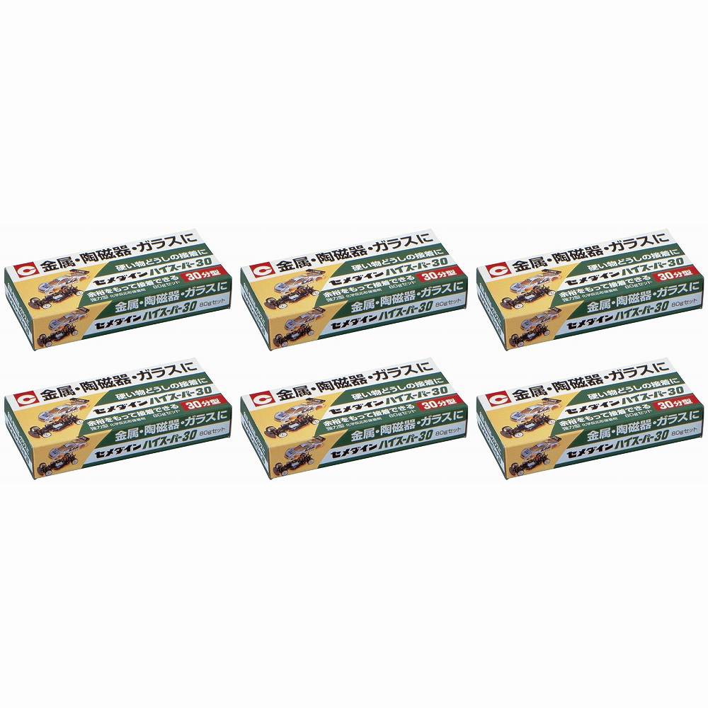 セメダイン　ハイスーパー30　80gセット　CA−193 6個セット
