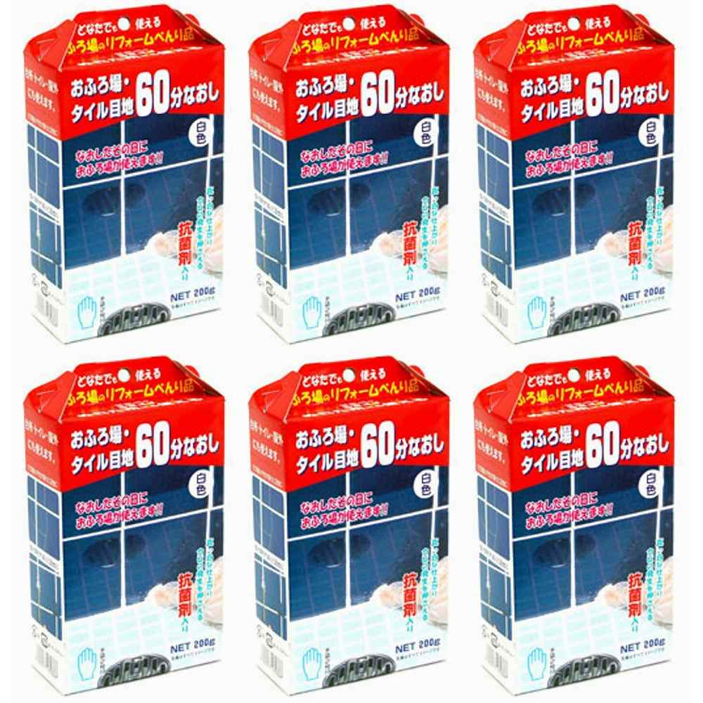 Other - 日本ミラコン産業 - タイル目地60分なおし - 白・200g 6個セット