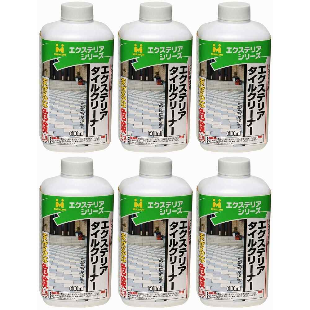 日本ミラコン産業 - エクステリアタイルクリーナー - 600ml 6個セット