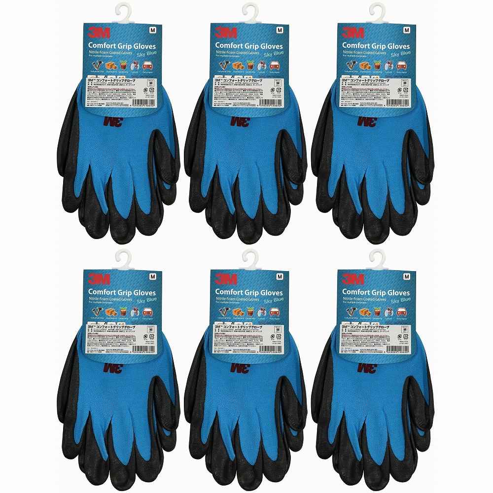 ���꡼���ॸ��ѥ�(3M) - ���̺���� ����ե����ȥ���åץ������� �֥롼 M������ - GLOVE BLU M 6�ĥ��å�