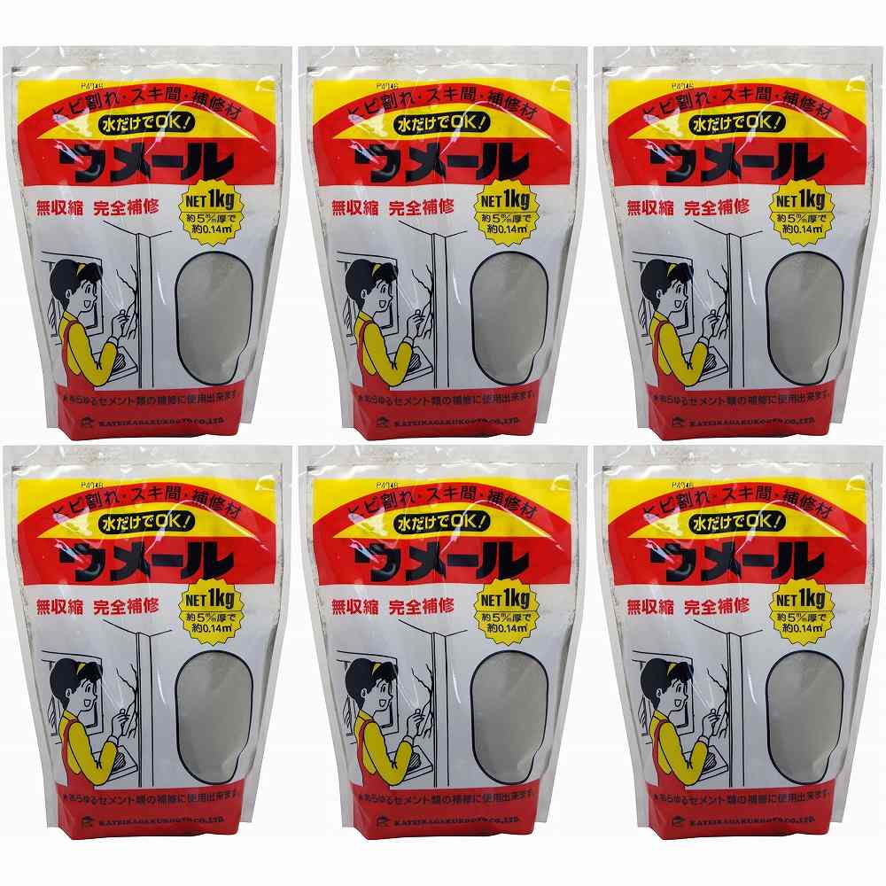 Various Materials - 家庭化学工業 - ウメール - グレー - 1kg 6個セット